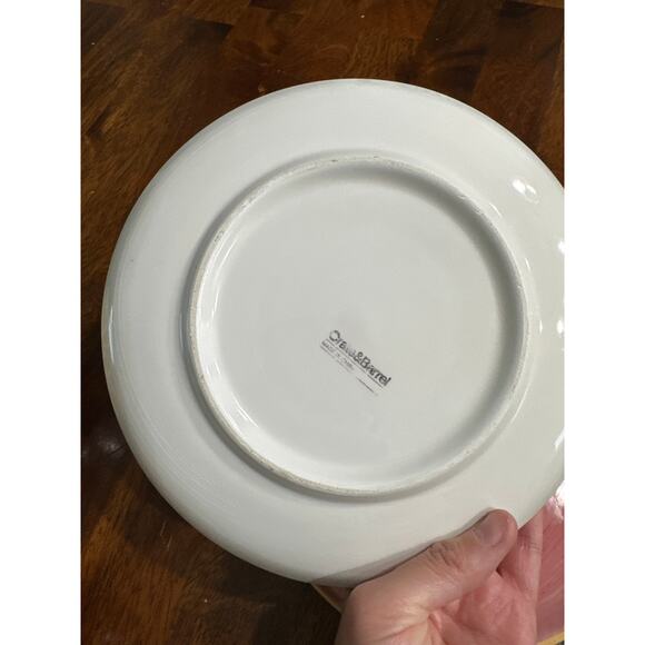 Crate & Barrel Hand Painted Flower Floral Soup Mug Cup Bowl set - Picture 13 of 13